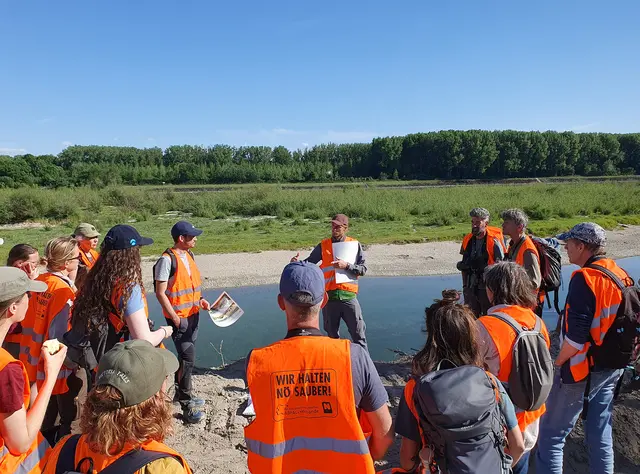 Studienbesuch aus den Niederlanden im Nationalpark Donau-Auen. | Foto: Zsak