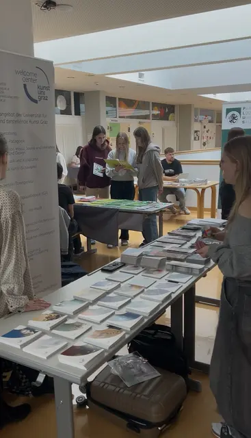 Bei der Studien- und Berufsinformationsmesse des Bundesgymnasiums (BG) und der HAK in Tamsweg. | Foto: BG Tamsweg