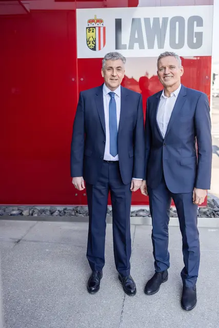 LAWOG-Vorstandsdirektoren Christoph Khinast und Frank Schneider (r.).
 | Foto: LAWOG