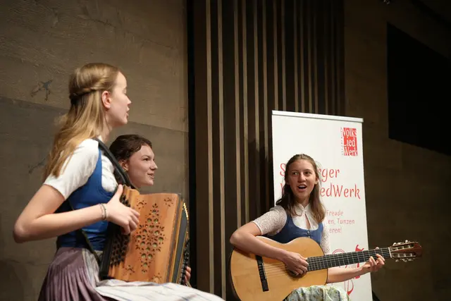 Der Ellauer Dreigesang - Gewinnerinnen des Salzburger Volksmusikpreises 2026 | Foto: Johannes Burger/Stadtgemeinde Bischofshofen