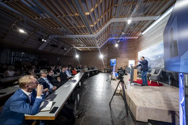 Volles Haus bei der Sonderedition des Mediengipfels in Seefeld. | Foto: proMedia/Hetfleisch