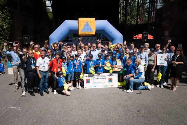 Die vierte Klasse der Volksschule Frauenberg holte sich den Tagessieg und wird die Steiermark beim Bundesfinale der Kindersicherheitsolympiade am 23. Juni 2026 in der Wiener Marxhalle vertreten. | Foto: Land Steiermark/Resch