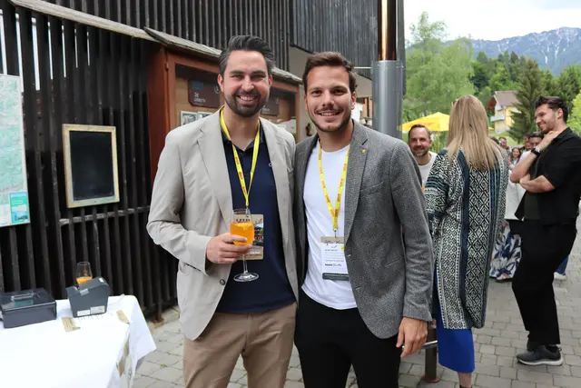 Rechts: Christoph Omann, Antenne Kärnten Sales Manager | Foto: MeinBezirk/Chiara Kresse
