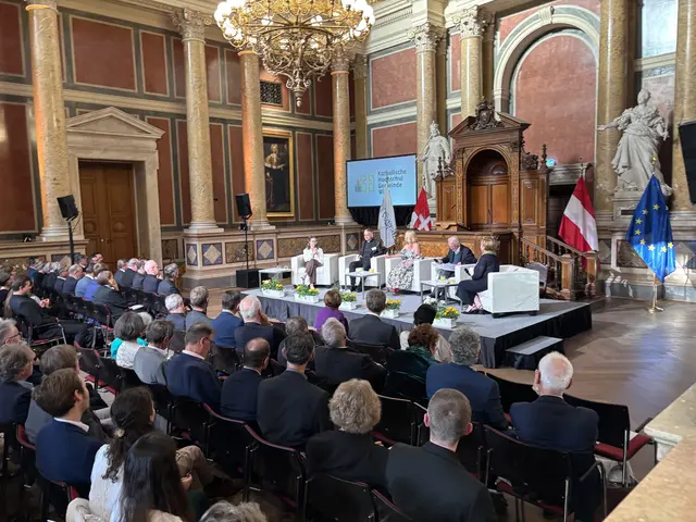 Beim Festakt zum 80-jährigen Jubiläum der KHG war der große Festsaal der Universität Wien bis auf den letzten Platz gefüllt. | Foto: Mathias Kautzky/MeinBezirk