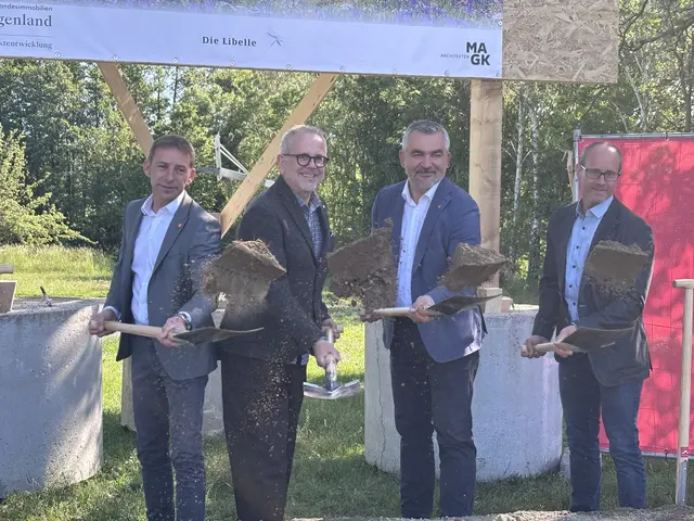 Spatenstich für den neuen Natur- und Erlebniskindergarten in Horitschon. | Foto: Rosenberger Victoria