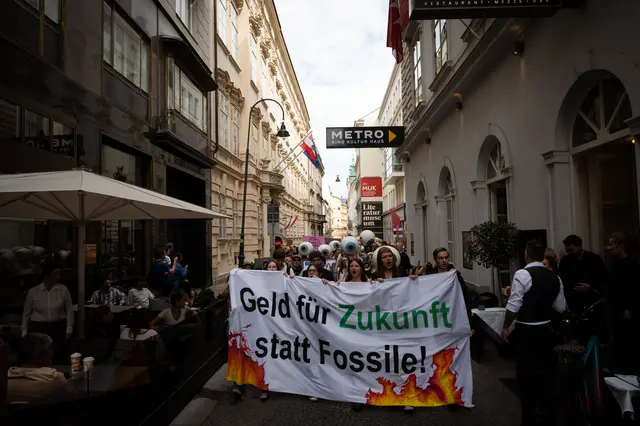 "Überall fehlt Geld, nur die Zerstörung unserer Zukunft finanziert die Bundesregierung munter weiter", meint etwa Aktivistin Sofia Scherer  | Foto: Fridays For Future Austria