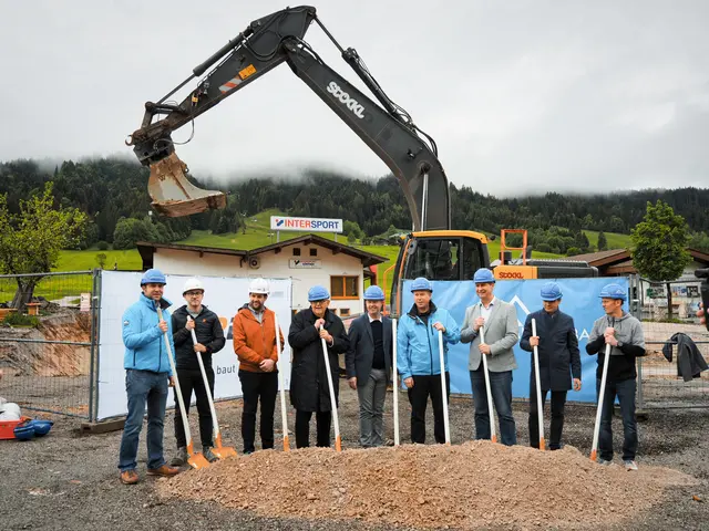 Spatenstich für das Bergresort Pillersee in St. Ulrich gesetzt. | Foto: Almdorfbau