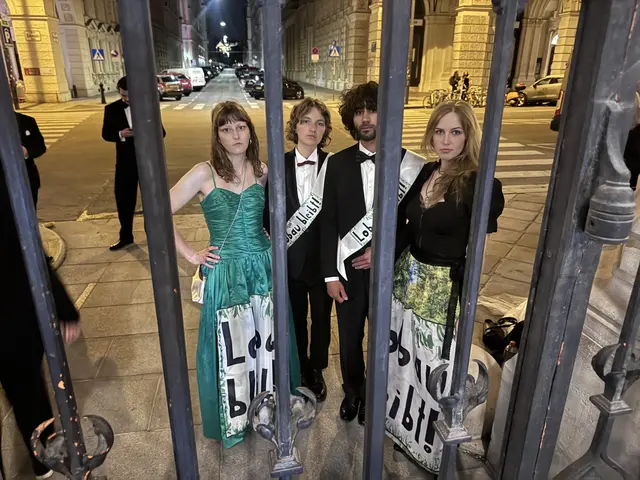 Klimaaktivisten wurde der Zutritt zum Concordia Ball verwehrt