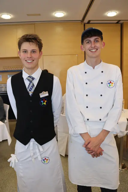 Clemens Taxacher aus Tux und Leonard Walser aus St. Leonhard im Pitztal.  | Foto: Elisabeth Zangerl