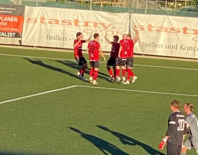Jubel bei der SVG Reichenau, 4:3-Heimsieg gegen SV Seekirchen. | Foto: SVR