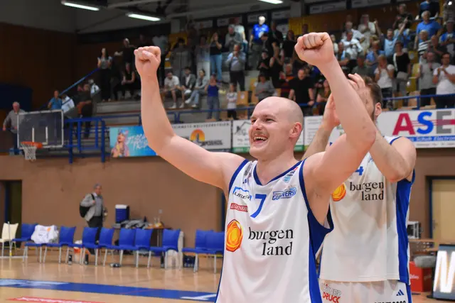 Gunners-Kapitän Sebastian Käferle ist Siegerpose - nach dem Erfolg in Kapfenberg soll der zweite Punkt in Oberwart geholt werden. | Foto: MeinBezirk/Michael Strini