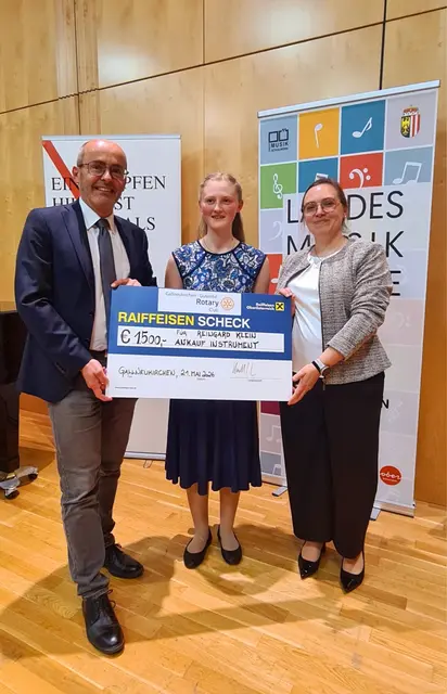 Reingard Klein erhielt das Stipendium des Rotary Clubs. | Foto: RC