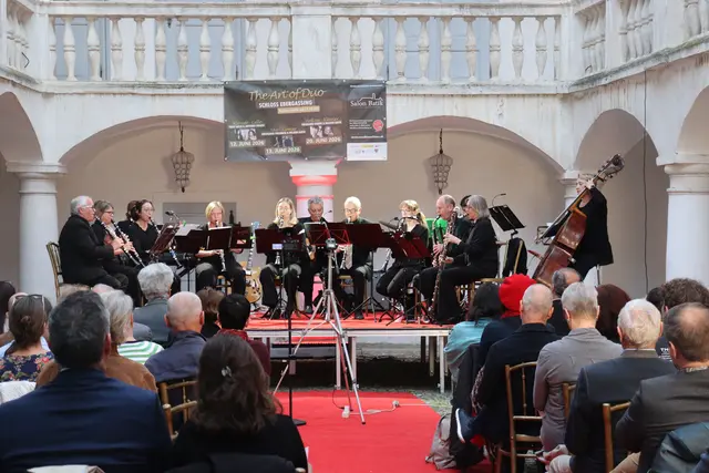 Klarinettenensemble Claronicum spielte in Schloss Ebergassing