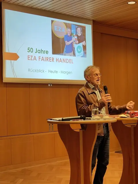Toni Wintersteller zu "50 Jahre EZA Fairer Handel"