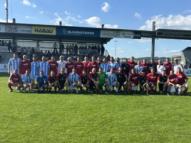 Die Oldstars von Union Naarn nach der Partie | Foto: MeinBezirk Perg/Köck