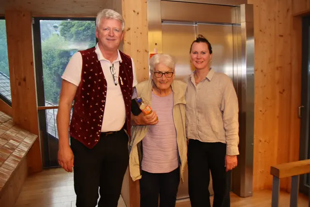 Gottfried Stockinger, Annemarie Reitsamer und Constanze Passin.