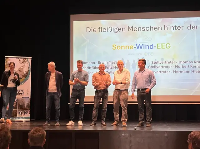 Sonne-Wind-EEG informierte im Quartier Wolkersdorf