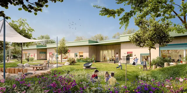 In Horitschon entsteht ein moderner Natur- und Erlebniskindergarten mit großzügiger Außenanlage. | Foto: Rosenberger Victoria