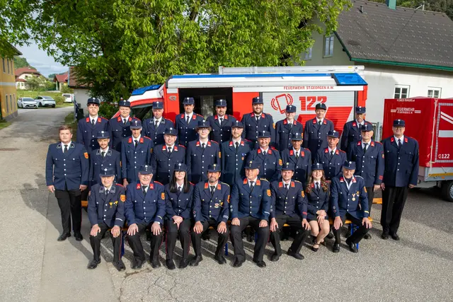 Die Kameradschaft der Freiwilligen Feuerwehr St. Georgen am Weinberg ist stolz auf das 125-jährige Bestehen der Wehr und freut sich über ein gelungenes Jubiläumswochenende. | Foto: FF St. Georgen am Weinberg
