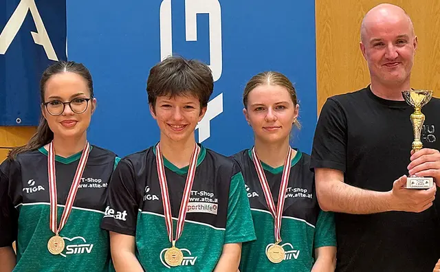 Tischtennis-Asse aus Bruck und Kapfenberg holen Gold und Bronze