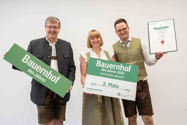 Familie Hausleitner holt Vizetitel beim „Bauernhof des Jahres 2026“