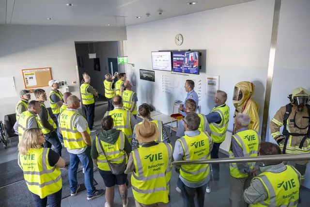 Besichtigung Flughafenfeuerwehr Schwechat | Foto: Erwin Leimlehner