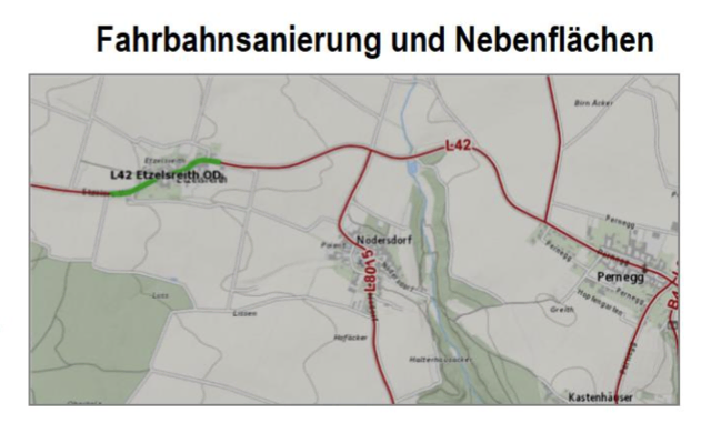 Sanierung: L 42 Ortsdurchfahrt Etzelsreith | Foto: Büro LH-Stellvertreter Udo Landbauer