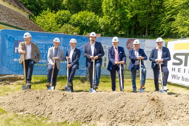 Spatenstich für 34 neue Eigentumswohnungen in Purkersdorf