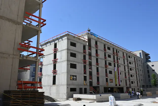 Nach Spatenstich, Innsbrucker Wohnprojekt schreitet schnell voran