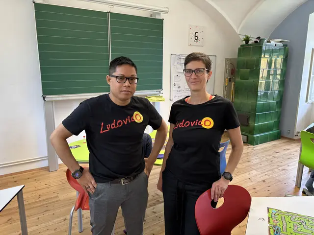 Po und Kathrin von „Ludovico“ besuchten die „de La Tour Schule“ in Deutschlandsberg.