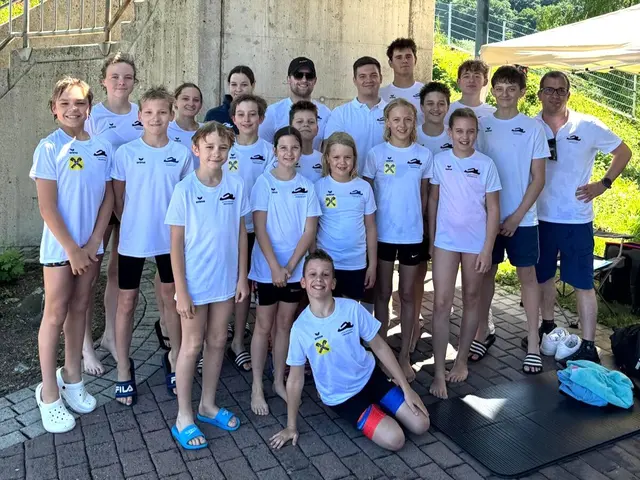 Das erfolgreiche SVV-Team beim Swimcity Wels Meeting | Foto: Matea Simicevic / Welser Turnverein 1862