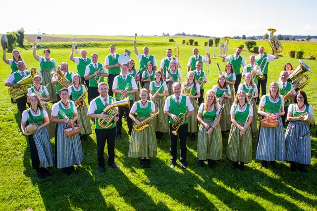 Die Mitglieder der Musikkapelle Echsenbach | Foto: MK Echsenbach