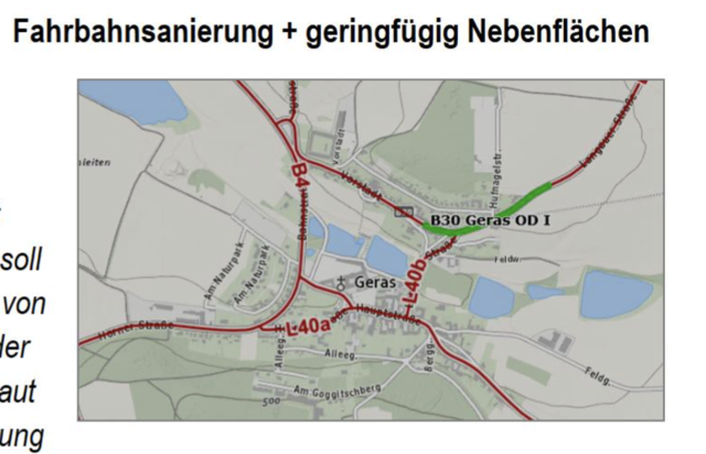 Sanierung: B 30 Ortsdurchfahrt Geras | Foto: Büro LH-Stellvertreter Udo Landbauer