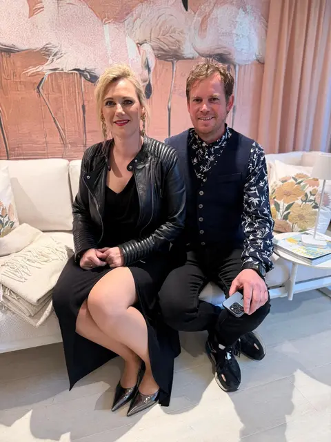 Die Gastgeber Valentina und Stefan Mühlböck. | Foto: Raphael Mühlbacher/MeinBezirk