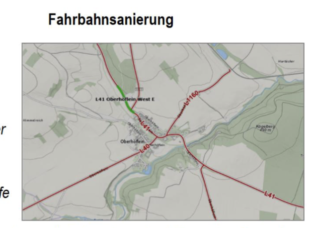 Sanierung: L 41 Oberhöflein West | Foto: Büro LH-Stellvertreter Udo Landbauer