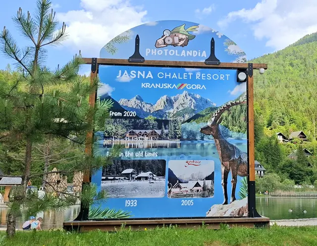 Der Jasna-See in Slowenien