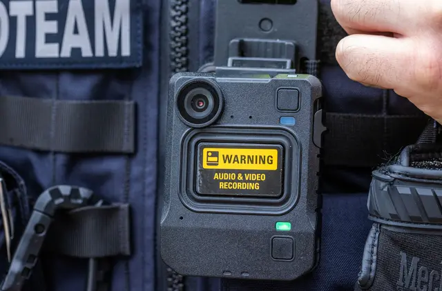 Ab Juni sollen im Straf- und Maßnahmenvollzug Bodycams eingesetzt werden. (Symbolfoto) | Foto: APA-Images / dpa / Jens Büttner