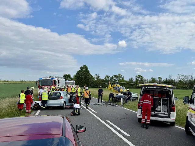 Die verletzte Person wurde geborgen und ins Spital geflogen. | Foto: FF Schwechat