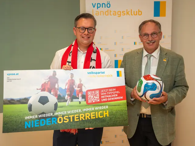 VPNÖ-Landesgeschäftsführer Matthias Zauner und Landtagsabgeordneter Richard Hogl | Foto: ÖVP