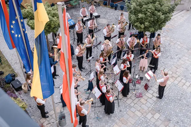 Ein Platzkonzert im Jahr 2023 | Foto: MV C.M. Ziehrer Zwettl