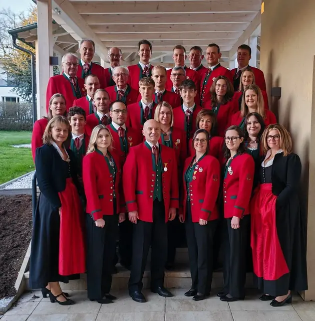 Die Mitglieder des Musikverein Scheideldorf | Foto: MV Scheideldorf