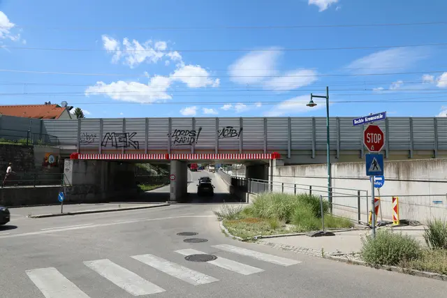 Ein Abschnitt der Austraße in Krems wird saniert. | Foto: Stadt Krems