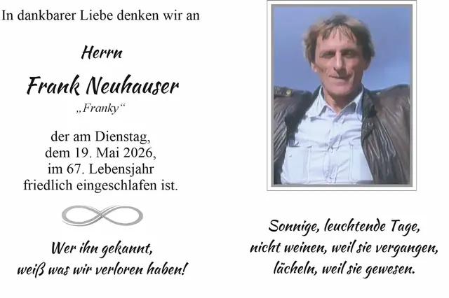 Frank "Franky" Neuhauser | Foto: Bestatter