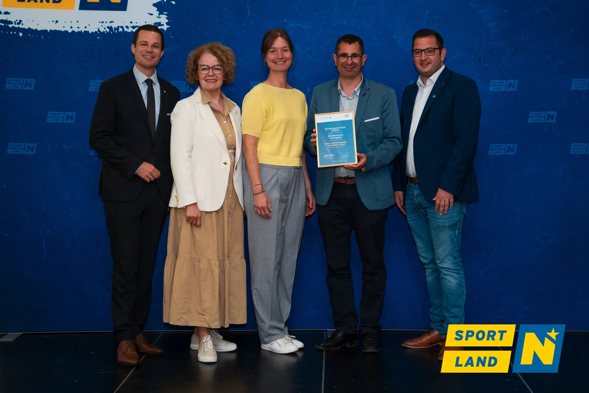 Mittelschule Sonntagberg: Goldenes Sportgütesiegel erhalten