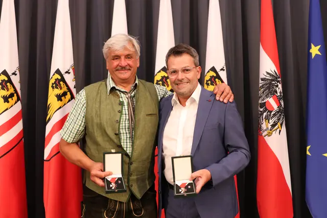 Harald Obenaus und Werner Leitner. | Foto: PRO-GE OÖ