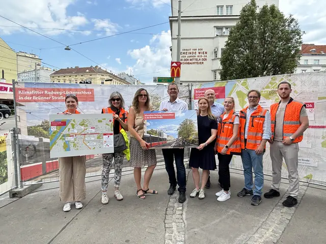 Brünner Straße bekommt neuen Zwei-Richtungs-Radweg