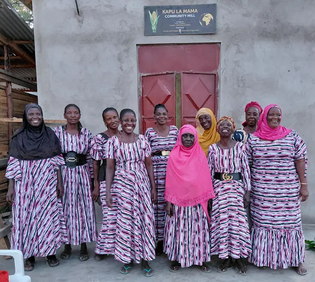 Eine Maismühle für Frauen in Tansania