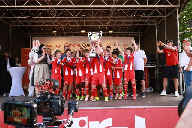 Jubel nach dem U11-Triumph. | Foto: Cordial Cup