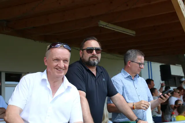 Bgm. Michael Lampel - Neufeld, Bgm. Richard Frank - Klingenbach und Bgm. Thomas Schmid - Oggau 