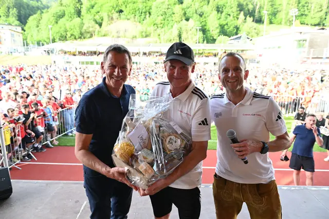 Paul Sieberer, Hans Grübler, Stefan Astner bei der Eröffnung. | Foto: Cordial Cup